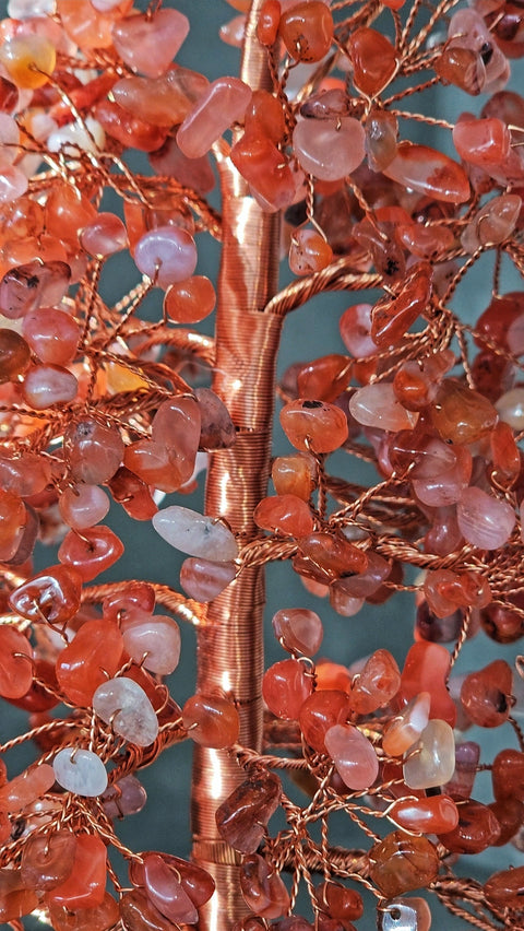 Large wire trees set in 8000 year old lava.