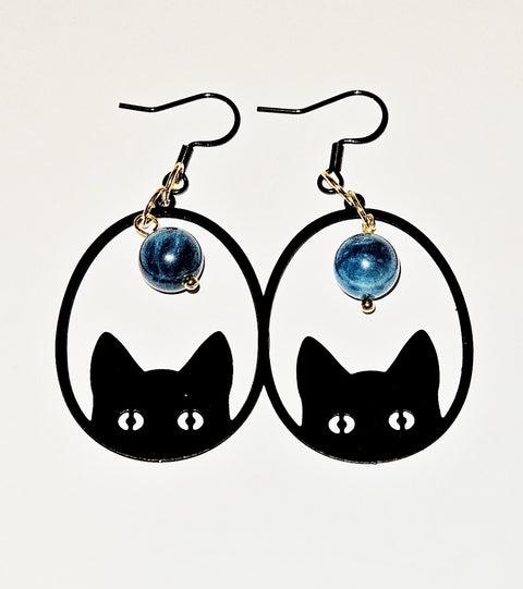 Cat Drop Earrings