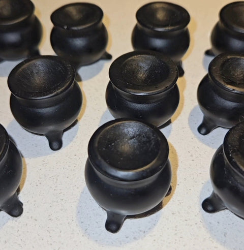 Obsidian Cauldron for Cone Incense