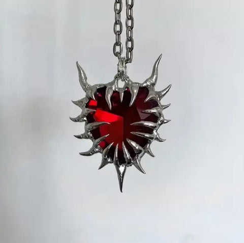 Spiky Heart Necklace