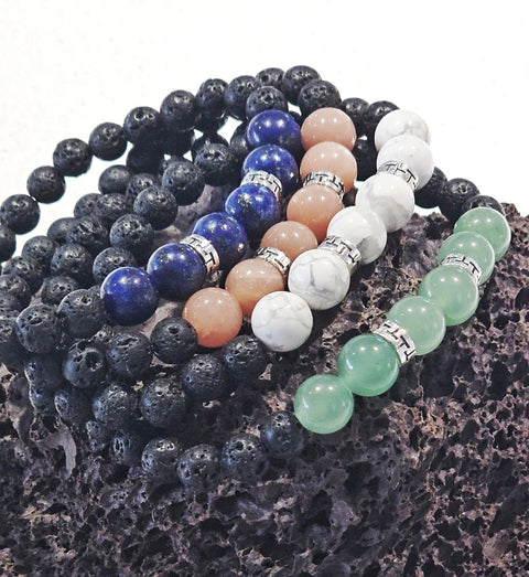Lava & Healing Stone Bracelets