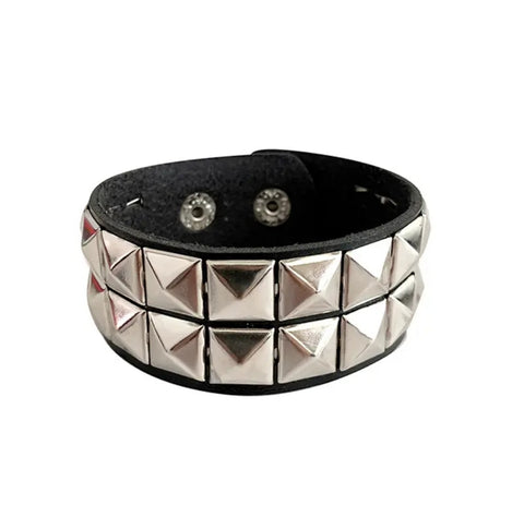 Leather Studded Bracelet