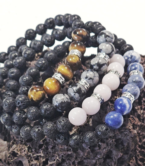 Lava & Healing Stone Bracelets