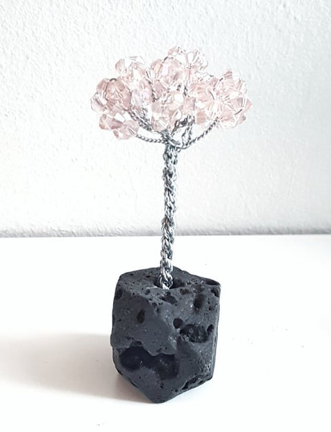 Miniature Lava Tree With Crystals - AVAILABLE COLOURS