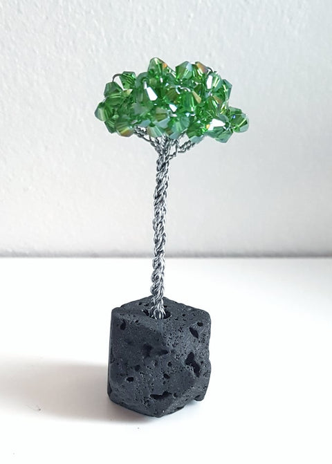 Miniature Lava Tree With Crystals - AVAILABLE COLOURS