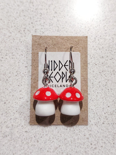 Mushroom Earrings