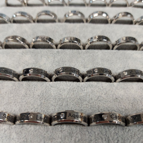 Zodiac Ring (stainless steel)
