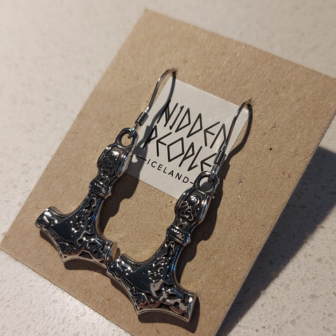Thors Hammer Earrings