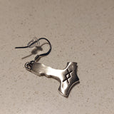 Thors Hammer Earrings
