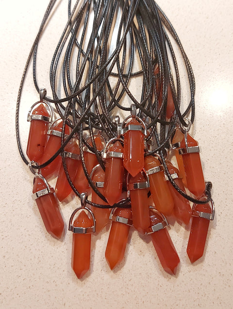 Natural Healing Stone Pendants