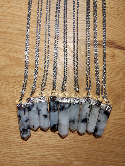 Natural Healing Stone Pendants