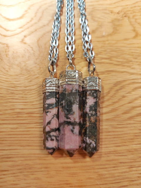 Natural Healing Stone Pendants
