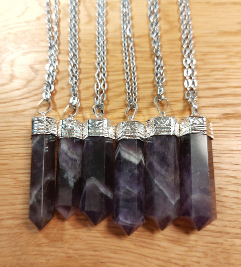Natural Healing Stone Pendants