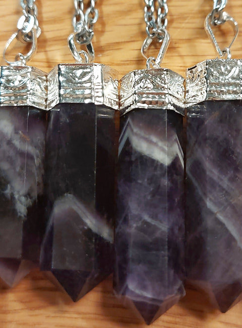 Natural Healing Stone Pendants