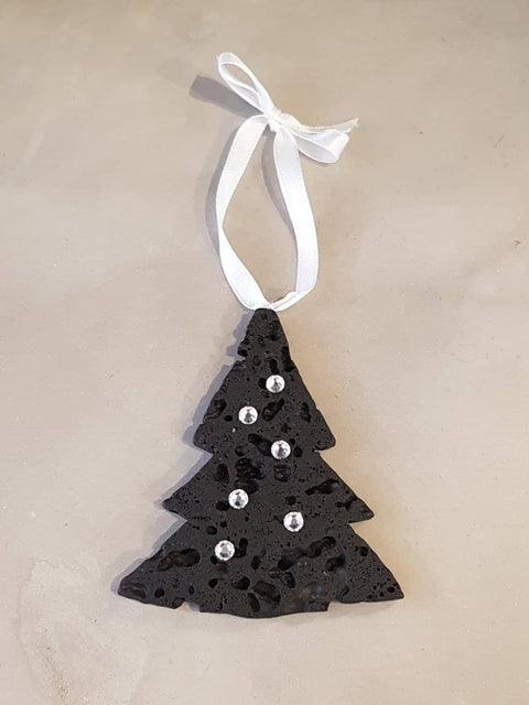 Hanging Lava Tree with Swarovski Crystals