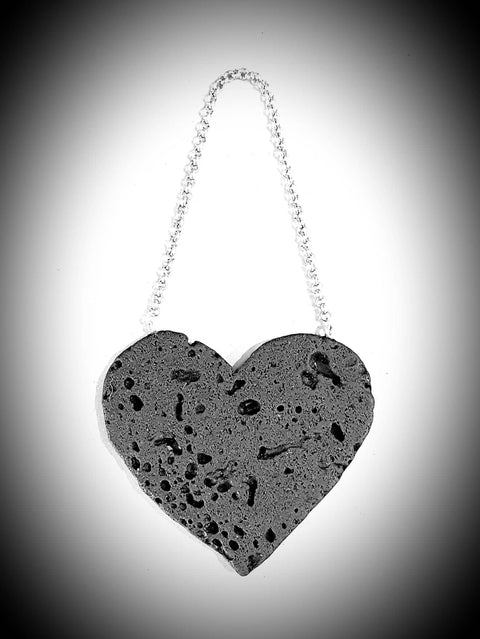 Custom Cut Lava Heart