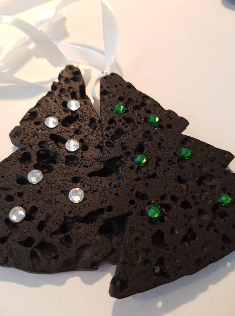 Hanging Lava Tree with Swarovski Crystals