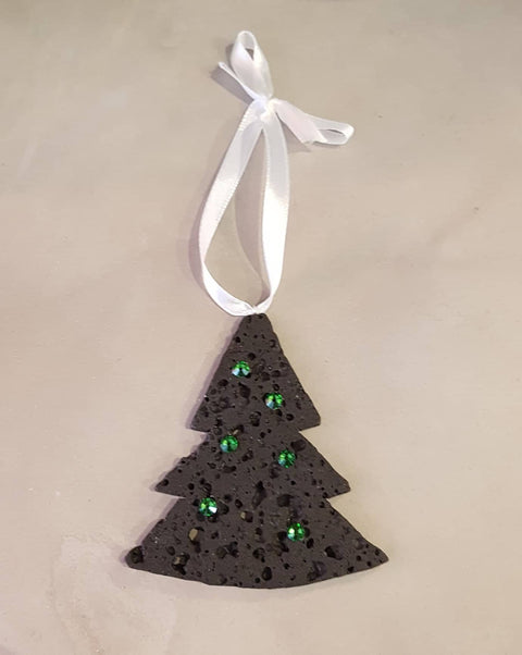 Hanging Lava Tree with Swarovski Crystals