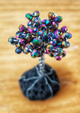 Miniature Lava Tree With Crystals - AVAILABLE COLOURS