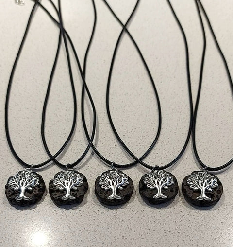Icelandic Lava Pendant & Bracelet