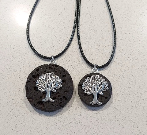 Icelandic Lava Pendant & Bracelet