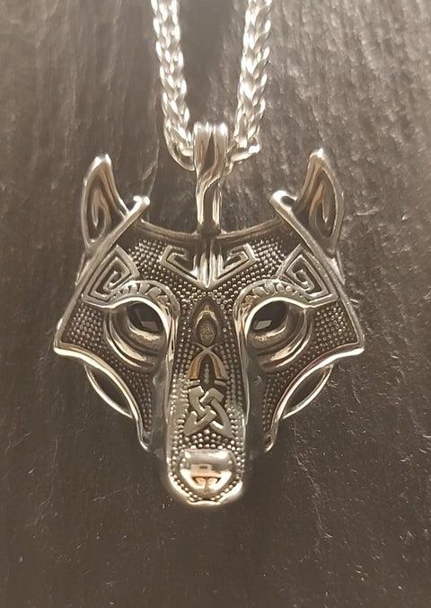 Viking Wolf Pendant