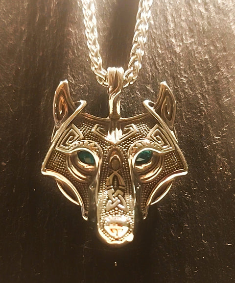 Viking Wolf Pendant