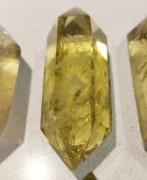 Grade A Citrine Double-Point