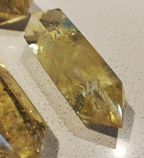 Grade A Citrine Double-Point