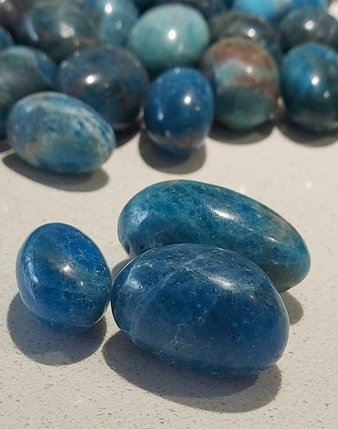 Blue Apatite Tumble