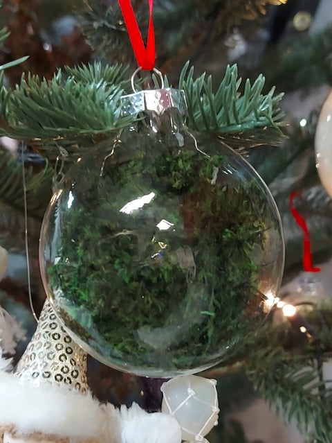 Glass Baubles Filled With Icelandic Nature