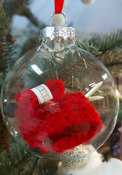 Glass Baubles Filled With Icelandic Nature