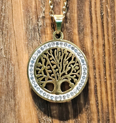 Stainless Steel Yggdrasil  (Tree of Life) Pendant