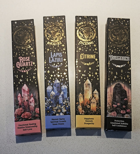 Healing Crystal Incense Pack