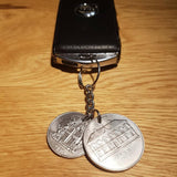 Restored Icelandic Vintage Coin Gifts ....Keyrings/Earrings