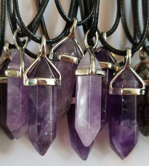 Natural Healing Stone Pendants