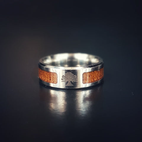 Stainless Steel Yggdrasil (Tree of Life) Ring