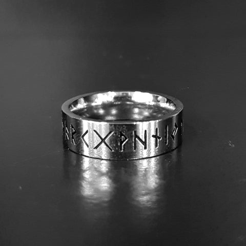 Stainless Steel Viking Rune Ring